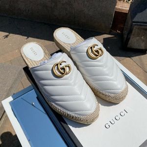🚫SOLD🚫 New! Gucci White Marmont Espadrilles- Many Sizes